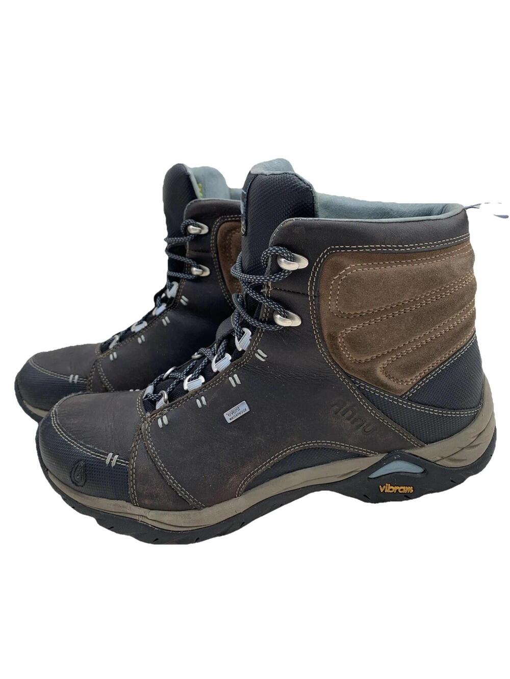 Ahnu Montana Leather Hiking Boots Waterproof Womens Size 10 Leather Lace Up